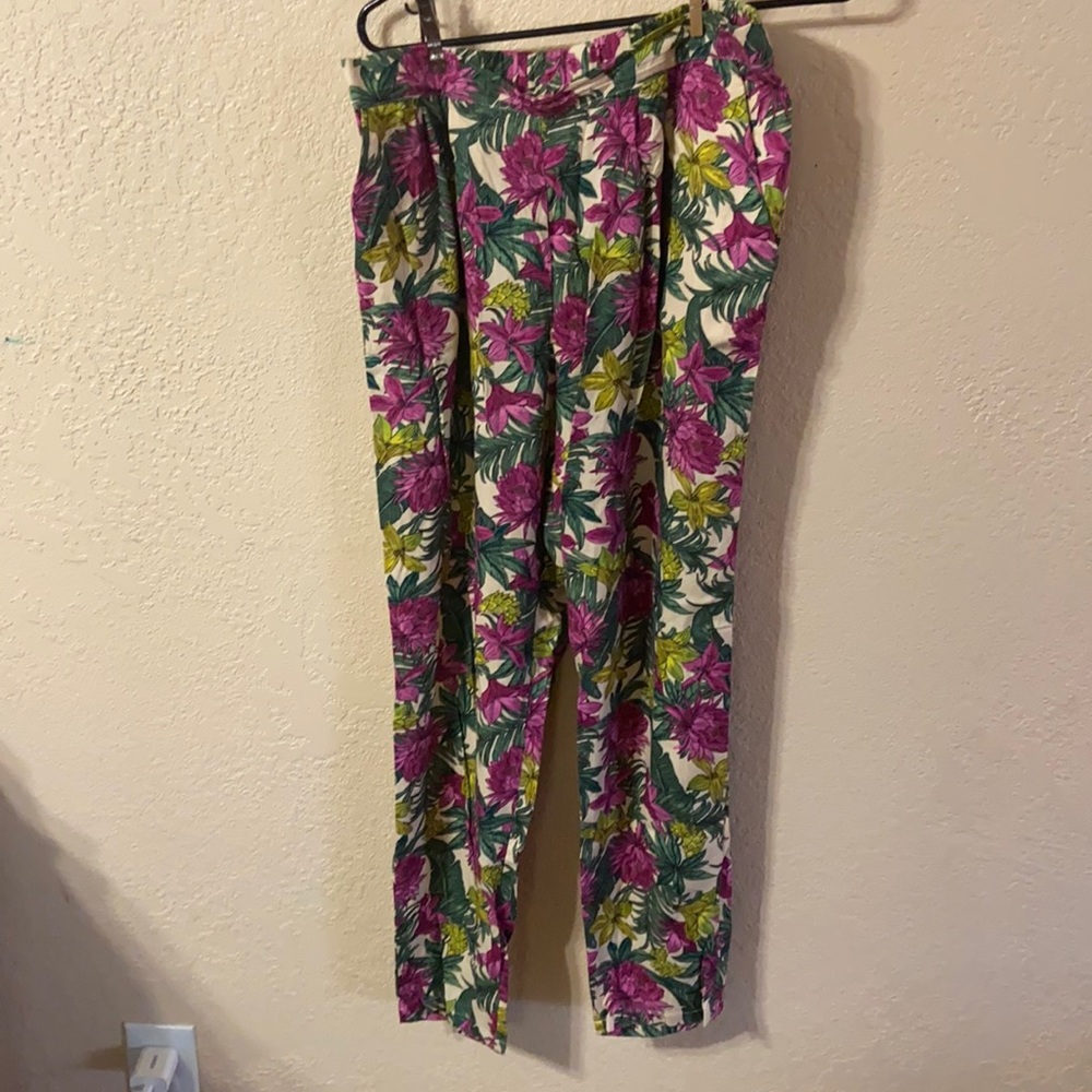 Woman’s floral print pants
